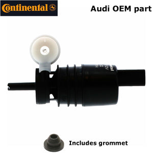 1998-23 Audi A3 A4 A6 Q3 Q5 Q7 S4 SQ5 OEM Windshield Washer Pump with Grommet