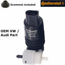 Load image into Gallery viewer, 1998-99 Audi A4 1998-06 VW Golf Passat OEM Windshield Washer Pump &amp; Grommet
