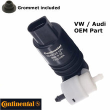 Load image into Gallery viewer, 1998-99 Audi A4 1998-06 VW Golf Passat OEM Windshield Washer Pump &amp; Grommet
