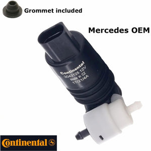 1998-03 Mercedes OEM Double Windshield & Back Glass Washer Pump with Grommet