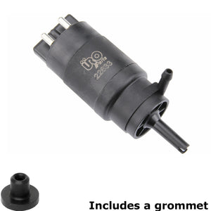1990-02 Mercedes 300 320 400 420 500 600 Headlight Washer Pump with New Grommet