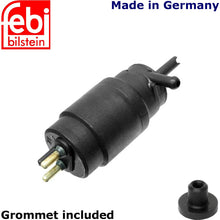 Load image into Gallery viewer, 1990-02 Mercedes 300 320 400 420 500 600 Headlight Washer Pump with Grommet Febi
