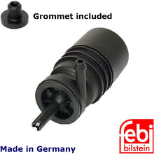 Load image into Gallery viewer, 1990-02 Mercedes 300 320 400 420 500 600 Headlight Washer Pump with Grommet Febi
