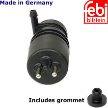 Load image into Gallery viewer, 1990-02 Mercedes 300 320 400 420 500 600 Headlight Washer Pump with Grommet Febi
