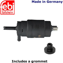 Load image into Gallery viewer, 1990-02 Mercedes 300 320 400 420 500 600 Headlight Washer Pump with Grommet Febi
