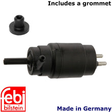 Load image into Gallery viewer, 1990-02 Mercedes 300 320 400 420 500 600 Headlight Washer Pump with Grommet Febi
