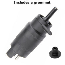 Load image into Gallery viewer, 1977-96 Mercedes Windshield Washer Pump with Grommet Large Electrical Connector
