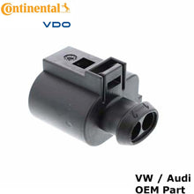 Load image into Gallery viewer, 1990-22 VW Audi Headlight Washer Pump Electrical Connector OEM 1J0 973 722 A
