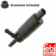 Load image into Gallery viewer, 1978-95 Porsche 911 924 928 944 968 Headlight Washer Pump with Grommet Febi
