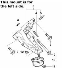 Load image into Gallery viewer, 1995-01 BMW E39 540i E38 740i 740iL 750iL Left Front Motor Mount 22 11 1 092 823
