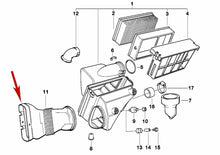 Load image into Gallery viewer, 1992-98 BMW E36 323 325 328 M3 Air Filter Intake Suction Pipe 13 71 1 730 756
