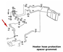 Load image into Gallery viewer, 1975-15 Mercedes A/C Radiator Heater P/S Hose Spacer Protection Buffer Grommet
