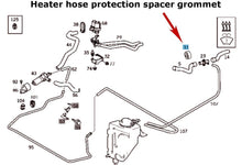 Load image into Gallery viewer, 1975-15 Mercedes A/C Radiator Heater P/S Hose Spacer Protection Buffer Grommet
