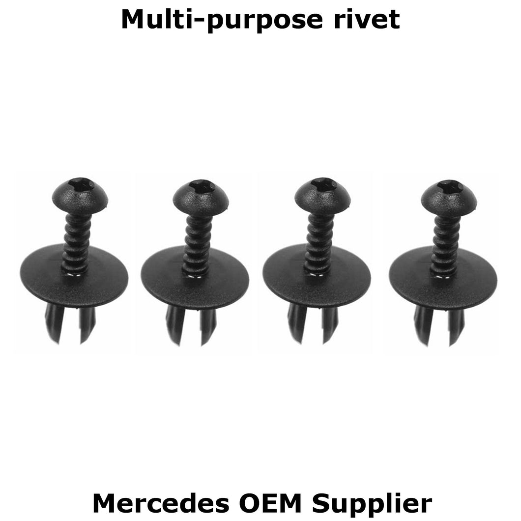 1977-23 Mercedes Multi Purpose 16.5mm X 15.27mm Phillips Head Rivet Mercedes OEM