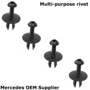 1977-23 Mercedes Multi Purpose 16.5mm X 15.27mm Phillips Head Rivet Mercedes OEM