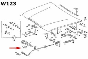 1977-23 Mercedes Multi Purpose 16.5mm X 15.27mm Phillips Head Rivet Mercedes OEM