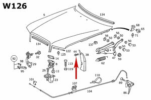 1977-23 Mercedes Multi Purpose 16.5mm X 15.27mm Phillips Head Rivet Mercedes OEM