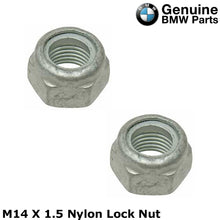 Load image into Gallery viewer, 2 X 1966-15 BMW 14 X 1.5 mm Lock Nut for Suspension Support Strut Control Arm OE
