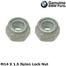 Load image into Gallery viewer, 2 X 1966-15 BMW 14 X 1.5 mm Lock Nut for Suspension Support Strut Control Arm OE
