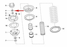 Load image into Gallery viewer, 2 X 1966-15 BMW 14 X 1.5 mm Lock Nut for Suspension Support Strut Control Arm OE
