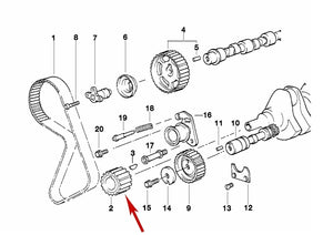 1982-95 BMW 325 e i is ix 525i 528e Crankshaft Timing Belt Sprocket 1 284 940