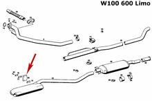 Load image into Gallery viewer, Square Rubber Exhaust Hanger OE Mercedes 100 Limo 170 Sb Vb 300 Sc SL Roadster
