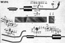 Load image into Gallery viewer, Square Rubber Exhaust Hanger OE Mercedes 100 Limo 170 Sb Vb 300 Sc SL Roadster
