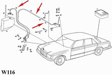 Load image into Gallery viewer, 1954-15 Mercedes Windshield Washer 4.5 mm X 7.5 mm Clear Reinforced Hose OEM
