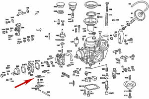 1968-78 Mercedes 220 230 Carburetor Triangular Choke Diaphragm 000 071 01 26