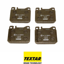 Load image into Gallery viewer, Yellow Box Textar Thick Front Brake Pad Set 1980-91 Mercedes 107 116 123 126
