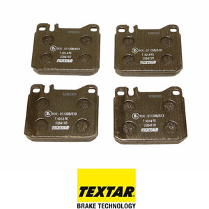 Yellow Box Textar Thick Front Brake Pad Set 1980-91 Mercedes 107 116 123 126