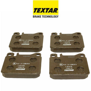 Yellow Box Textar Thick Front Brake Pad Set 1980-91 Mercedes 107 116 123 126