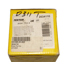 Load image into Gallery viewer, Yellow Box Textar Thick Front Brake Pad Set 1980-91 Mercedes 107 116 123 126
