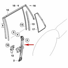 Load image into Gallery viewer, 1990-05 BMW E46 323 325 328 330 i xi Left Rear Door Electric Window Lifter VDO
