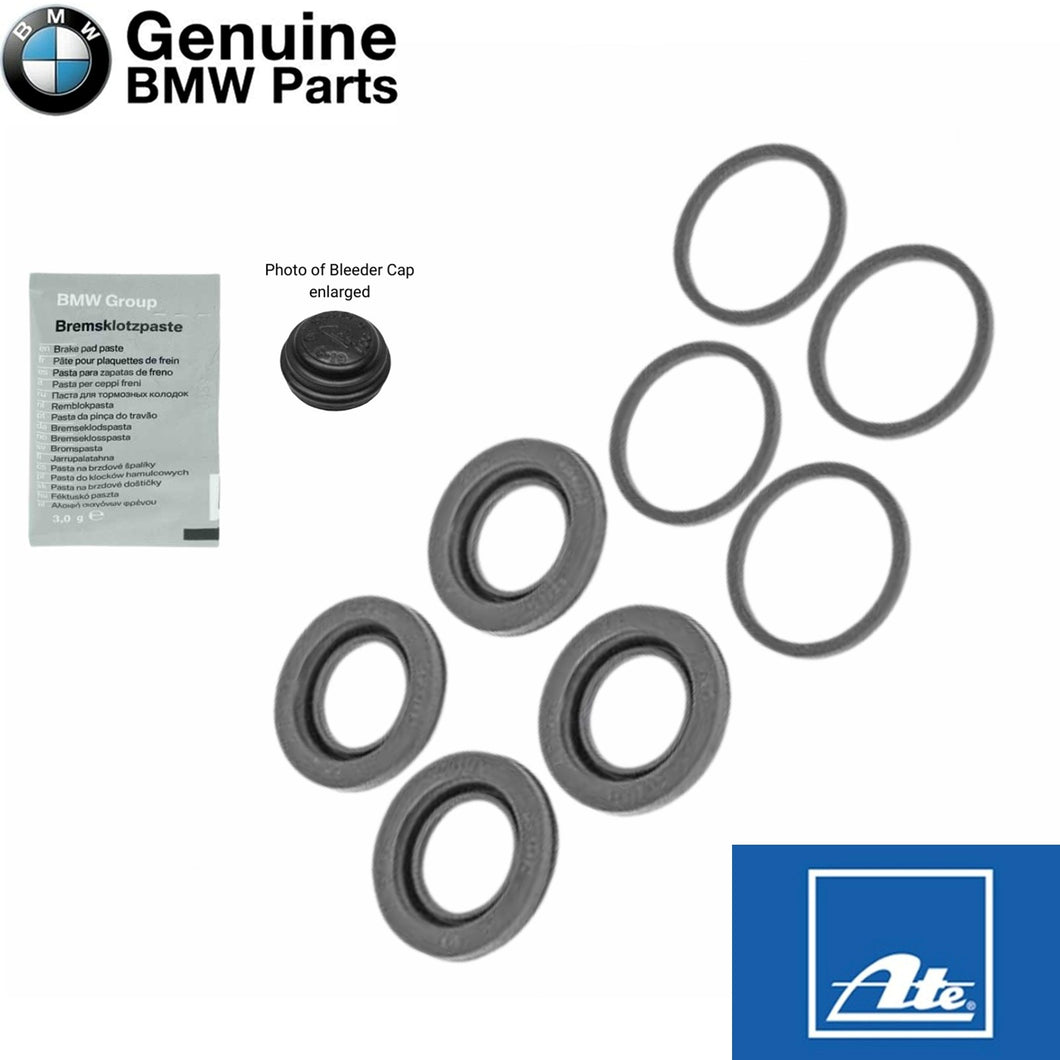 Front Brake Caliper Seal Rebuild Kit 1966-76 BMW E10 1602 1802 2002 OEM Ate