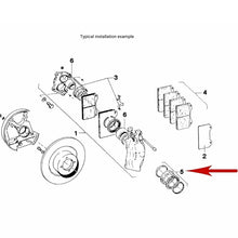 Load image into Gallery viewer, Front Brake Caliper Seal Rebuild Kit 1966-76 BMW E10 1602 1802 2002 OEM Ate
