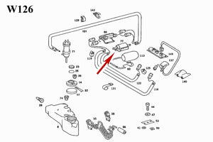 1977-95 Mercedes 2010-18 Sprinter 2 Way Windshield Washer Pump Check Valve Febi