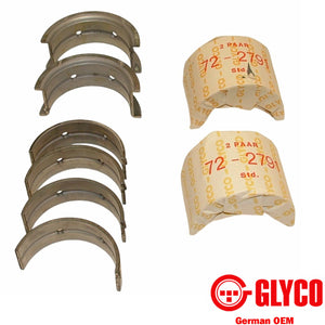 1970-93 BMW M30 S38 2.8 3.0 3.3 3.5 M5 M6 6 Cyl. STD Main Bearing Set 1 261 033