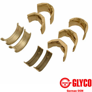 1982-88 BMW M20 6 Cylinder 325 325e 325is 528e 1st Repair Main Bearing Set GLYCO