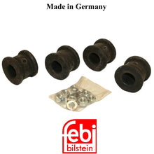 Load image into Gallery viewer, 1984-93 Mercedes 190D 2.2 190E2.3 Complete Front Sway Bar Bushing &amp; Hardware Kit
