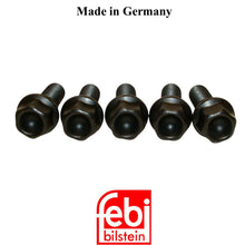 Load image into Gallery viewer, 5 X BMW Black Wheel Lug Bolt 12 X 1.5mm 1977-16 1 3 5 6 7 8 M Z Febi 6 781 150
