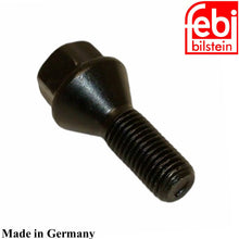 Load image into Gallery viewer, BMW Black Wheel Lug Bolt 12 X 1.5mm 1977-16 1 3 5 6 7 8 M Z Febi 36 13 6 781 150

