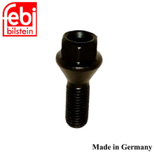Load image into Gallery viewer, BMW Black Wheel Lug Bolt 12 X 1.5mm 1977-16 1 3 5 6 7 8 M Z Febi 36 13 6 781 150

