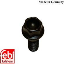 Load image into Gallery viewer, BMW Black Wheel Lug Bolt 12 X 1.5mm 1977-16 1 3 5 6 7 8 M Z Febi 36 13 6 781 150
