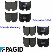 Load image into Gallery viewer, Front Brake Pads 2003-06 Mercedes CL S SL AMG German OEM Pagid + Sensor &amp; Paste
