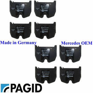 Front Brake Pads 2003-06 Mercedes CL S SL AMG German OEM Pagid + Sensor & Paste