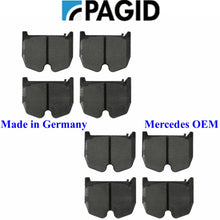 Load image into Gallery viewer, 2003-06 Mercedes CL S SL AMG Front Brake Pads German OEM Pagid + Sensor &amp; Paste
