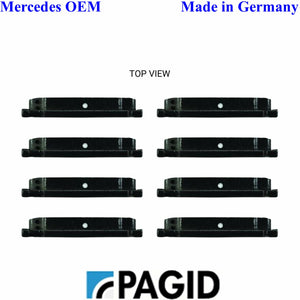 Front Brake Pads 2003-06 Mercedes CL S SL AMG German OEM Pagid + Sensor & Paste