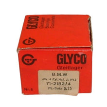 Load image into Gallery viewer, 1st US 47.75mm Rod Bearing Set 1966-83 BMW 1600 1800 2000 2002 320i German Glyco
