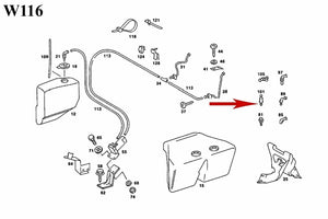 1966-85 Mercedes OEM Bosch Windshield & Headlight Washer Pressure Check Valve